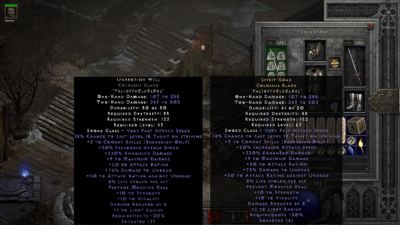 Diablo II Resurrected Hướng dẫn chơi thử runeword mới (UNBENDING