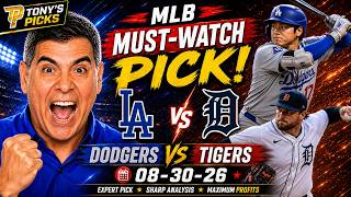 LA Dodgers vs Detroit Tigers Pick 8/30/26 MLB Pick Prediction