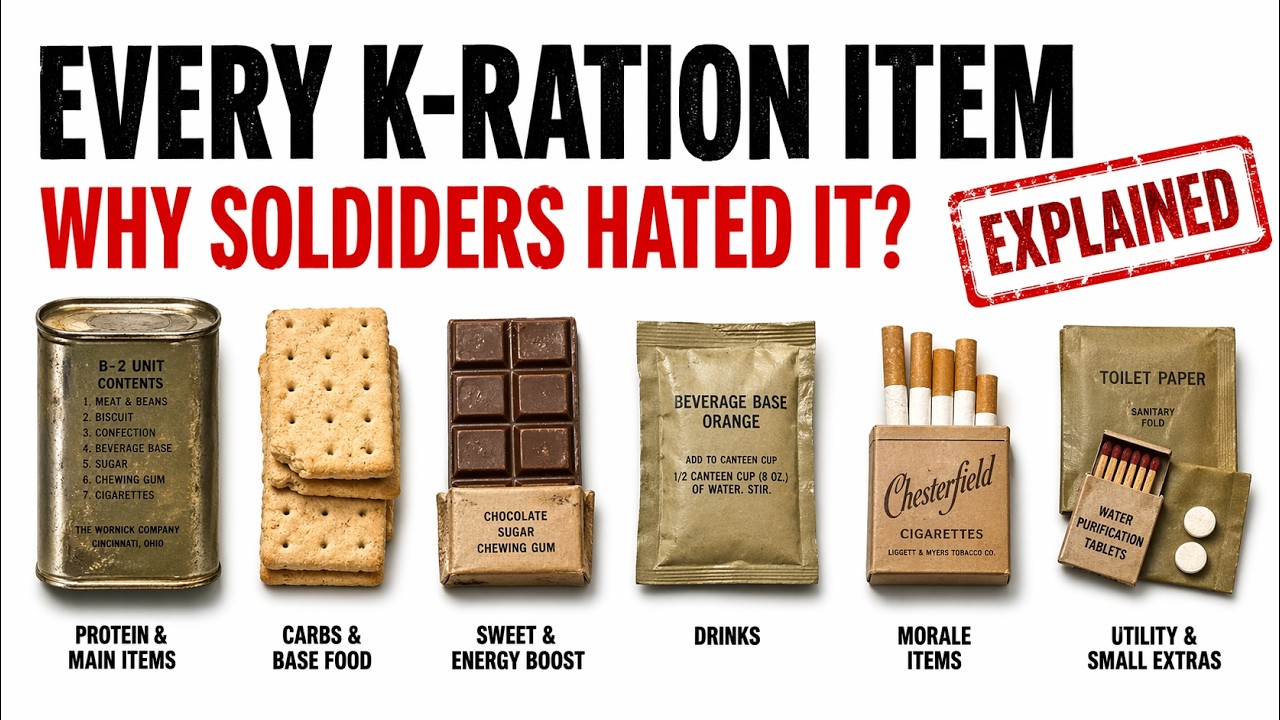 Every K-Ration Item Explained | WHY SOLDIDERS HATED IT? - YouTube