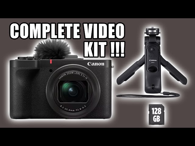 Canon Powershot V1 キヤノン VLOG Canon PowerShot V1 Premium Vlogger Kit Unboxing & First Look