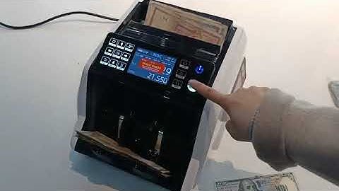 mix value counter SYP FMD 910CIS dual CIS banknote counter detector read serial number