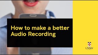 Audio Recording Tips