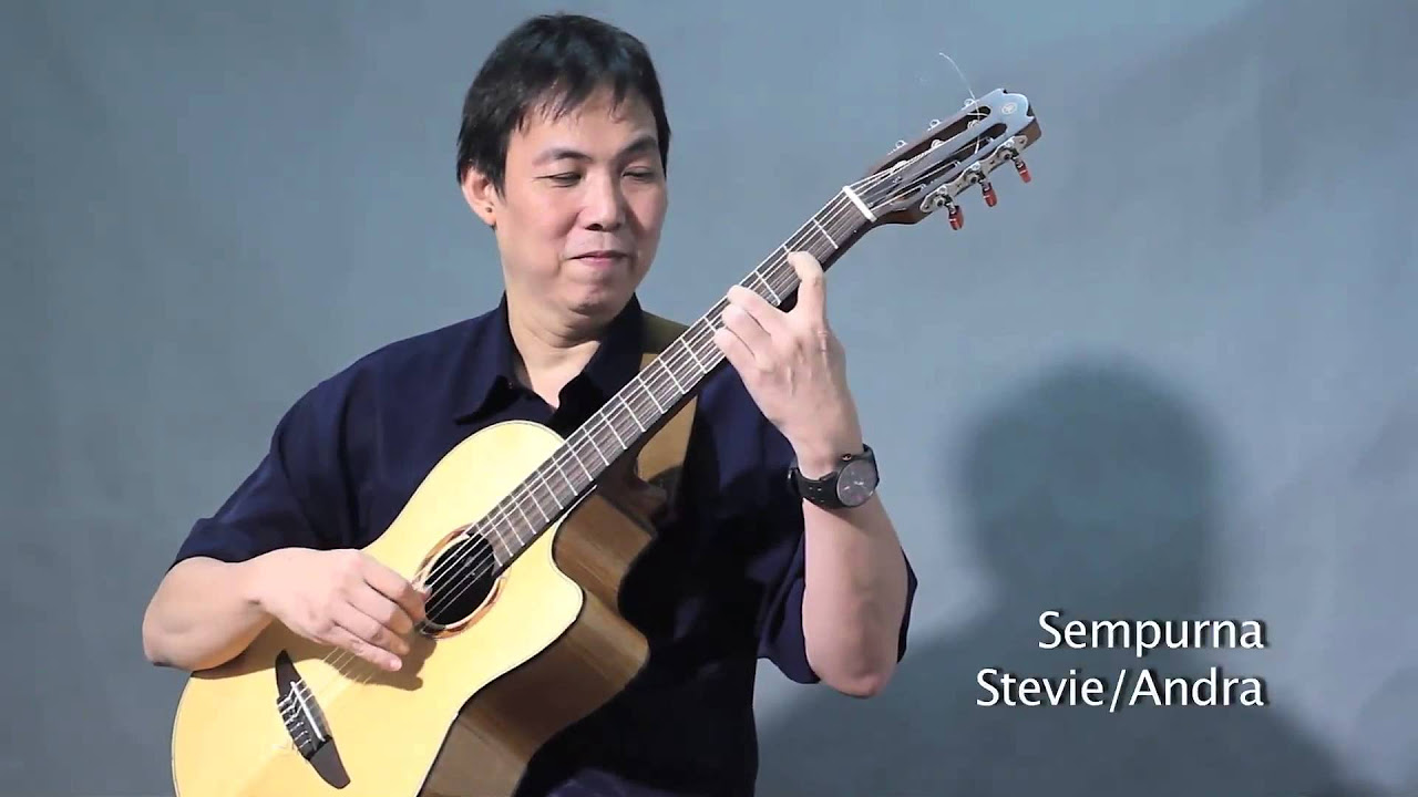 SEMPURNA (Stevie/Andra) - guitar cover, Jubing Kristianto