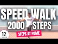 Speed walk at home  rock style   2000 steps workout