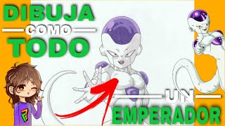 Como Dibujar A Freezer De Dragon Ball Super Paso A Paso Fácil