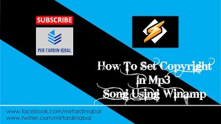 How To Set Copyright In Mp3 Song Using Winamp (2020) screenshot 3