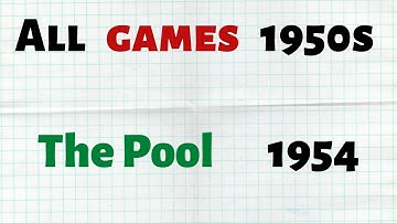 Игра (game) The Pool --- обзор (review) 1954 (Eng sub)