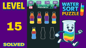 Water Sort Puzzle – Level 15 | Fast & Clean Solution