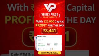 Vertex Pulse - Algo Signal 🚀| 19.01.2026 Result 🔥 Algo Trading | ₹25,000 Capital-la ₹3441Profit🔥