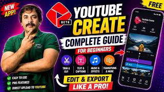 How to Edit Videos Using YouTube Create App 📱 Complete Step-by-Step Guide