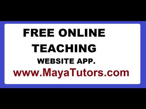 MAYA TUTORS , Free Online Tuition , Free Tuition Site , Free App For Tuition in Kanjhawala
