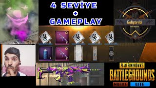 Yüksek Ses ScarL [4 seviye + Gameplay] #pubgmobilelite  ●loud sound scar l ●जोर से निशान l