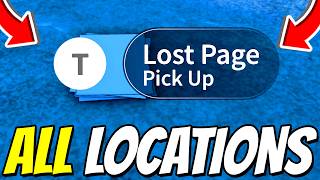 How To FIND 5 LOST PAGES LOCATIONS In Slayers 2! Roblox