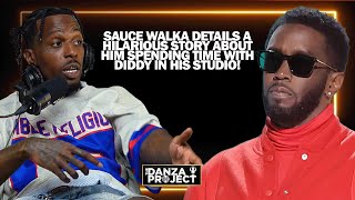 Sauce Walka Exposes Hilarious Story of Diddy Kicking Him Out the Studio 😂