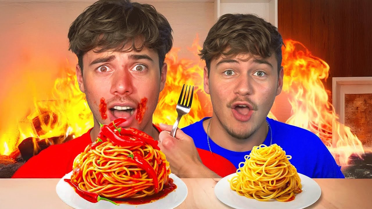 SPICY FOOD CHALLENGE! 🔥 Met Giel