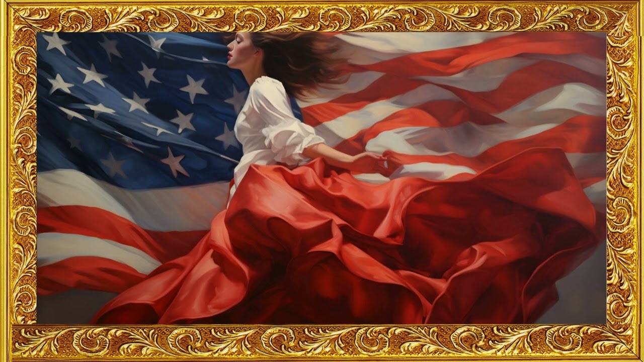 Turn Your Samsung Frame Into American Flag | Frame TV | 2Hrs