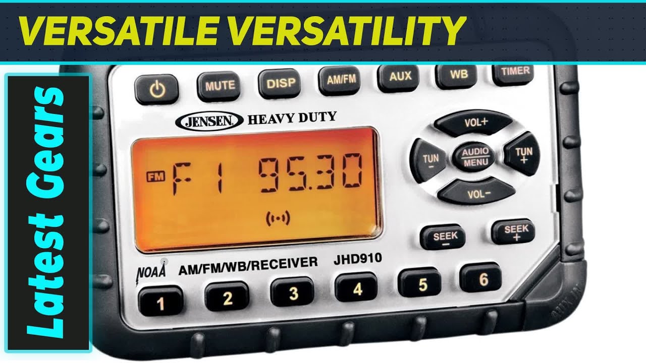 Jensen JHD910: The Best Compact Waterproof Radio for Any Job Site!