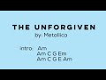 The Unforgiven - Lyrics with Chords