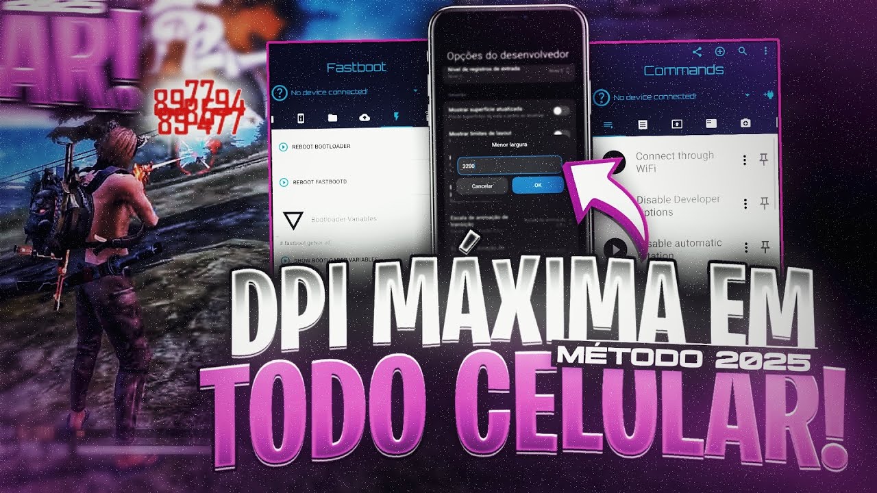 3200 DE DPI EM QUALQUER CELULAR + TUTORIAL 2025 🍓🔥