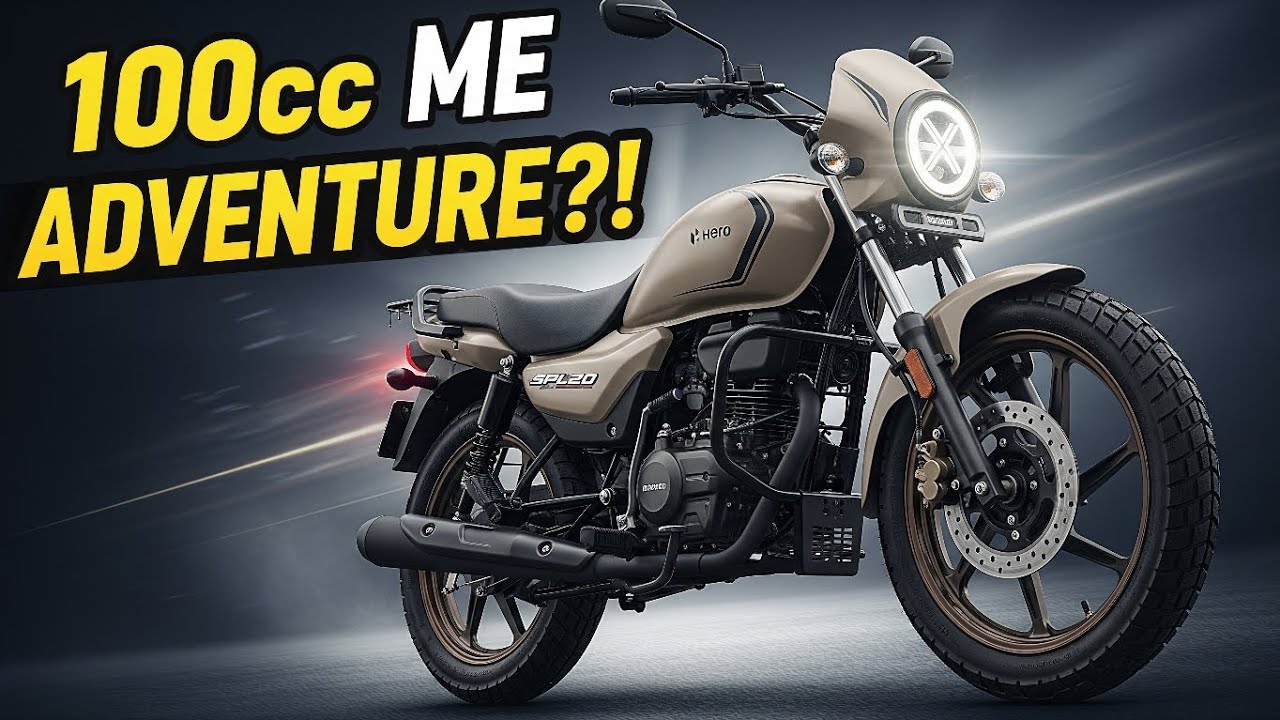 Hero Splendor 100cc Scrambler 😱 | Middle Class Adventure Bike? | 2026 Concept