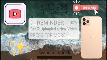 How I edit Aesthetic ios Notification Intro Using my Phone | Iphone Notification | Ree♡ |Philippines