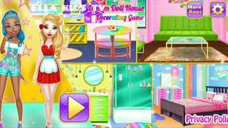 Dream Doll House| Make over | barbie | kids games screenshot 4