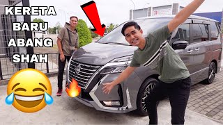 KERETA BARU ABANG SHAH 😂 UNBOXING KERETA BARU 😍