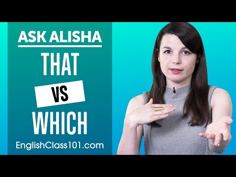 That vs Which: Difference and Comparison - Basic English Grammar