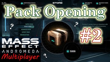 Mass Effect: Andromeda Multiplayer - Pack Opening #2 (Even More Basic Packs) - Live Commentary