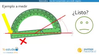 Uso del para medir ángulos - YouTube