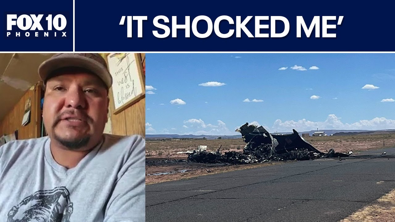 Witness recalls deadly Navajo Nation plane crash | FOX 10 Phoenix - YouTube