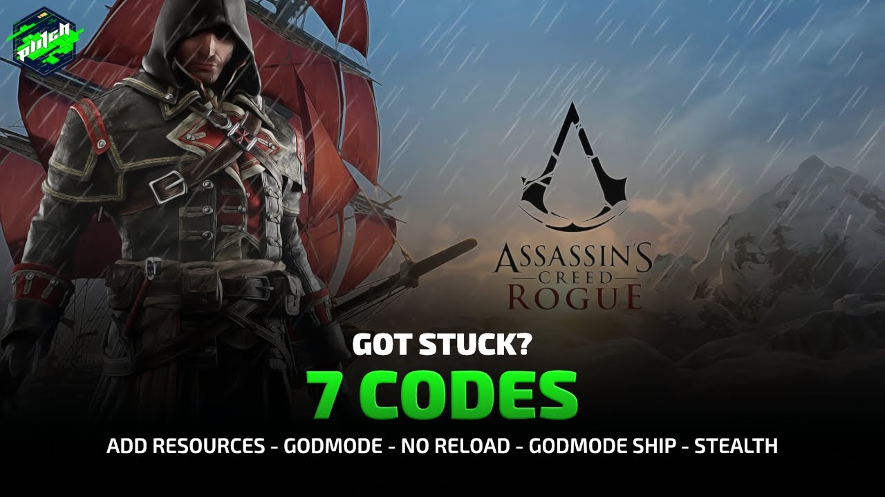 ASSASSINS CREED ROGUE Cheats: Add Resources, No Reload, Godmode, Stealth,  Trainer by PLITCH