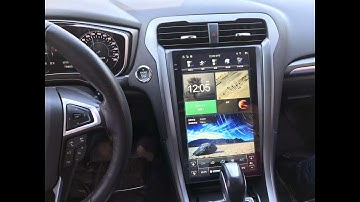 Installation video: 13.6 inch vertical screen head unit in 2019 Ford Fusion with SYNC3