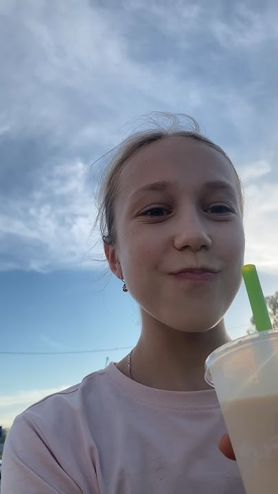 КАК Я ВПЕРВЫЕ ПОПРОБОВАЛА БАБЛ ТИ#tiktok #trend #youtube #youtubeshort ...