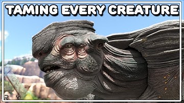 WE BUILD A CAFE ON THE BACK OF A GIANT TURTLE | TAMING EVERY CREATURE | ARK SURVIVAL EVOLVED EP67