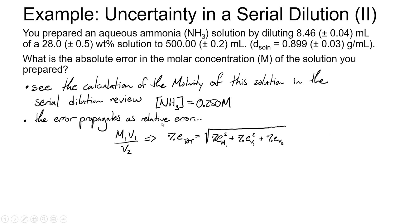 Prop Error Example 3 The Setup