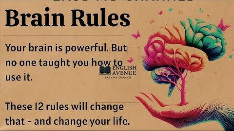 12 Rules That Will Unlock Your Brain || Learn English Through Book Summary 📖 || Improve Your English