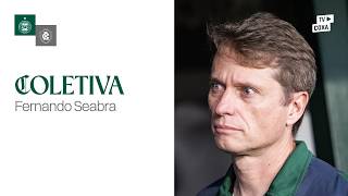 🎙️ COLETIVA | Coritiba 1x0 Remo | Entrevista com o técnico Fernando Seabra.