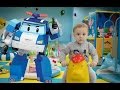 Робокар Поли и Никита в игровой  комнате Муравейник Robocar Poli and Nikita in the playroom