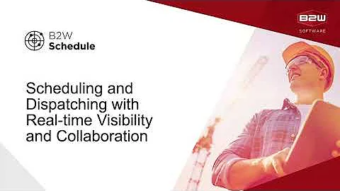 Recorded Webcast  Scheduling with Visibility and C...