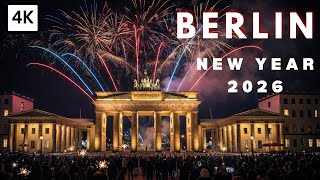 Berlin New Year 2026 🎆 | Brandenburg Gate Fireworks & Silvester Celebration