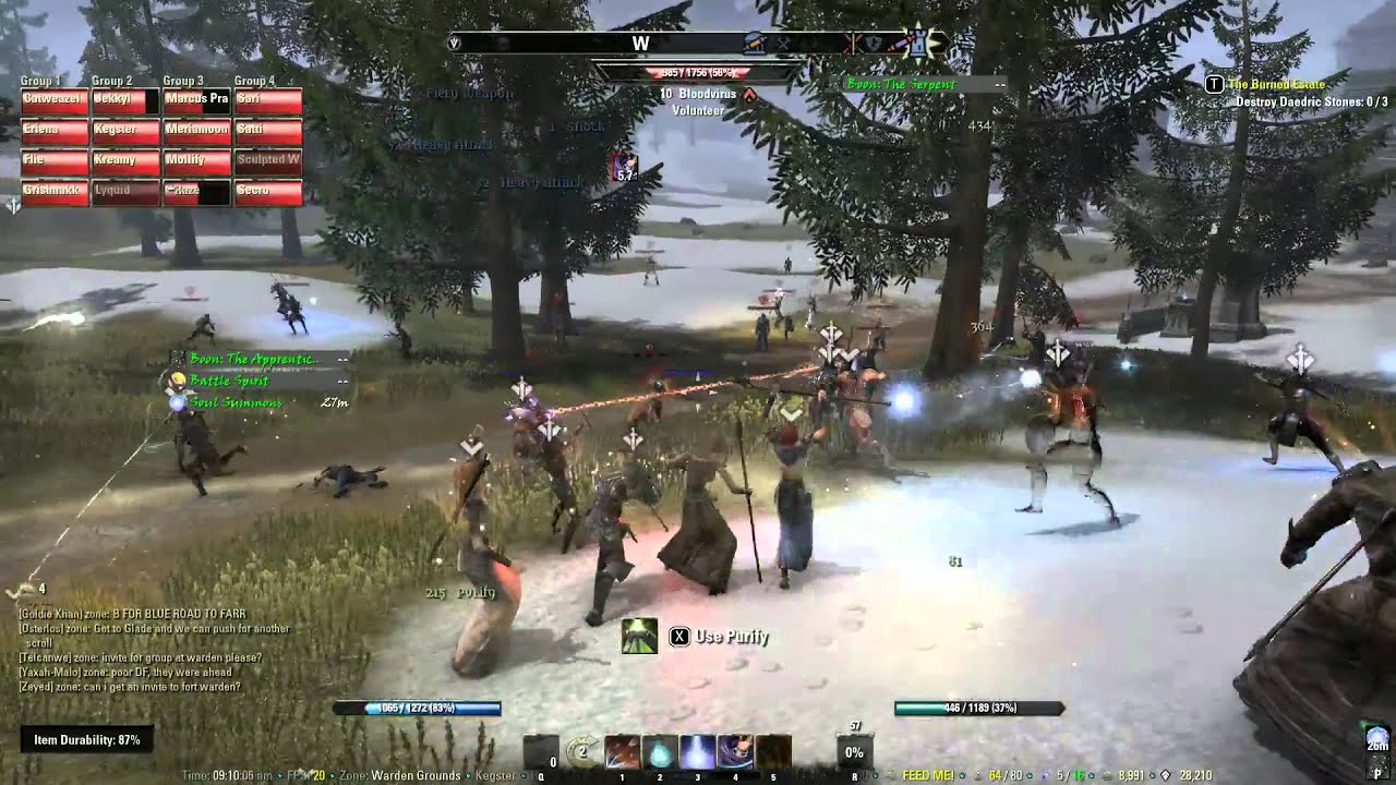 Elder Scrolls Online PvP Destruction Staff / Bow YouTube