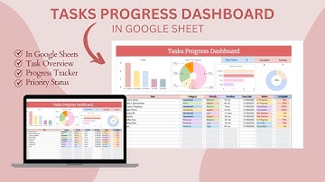 Tasks Progress Dashboard | To-Do List & Productivity Tracker in Google Sheet