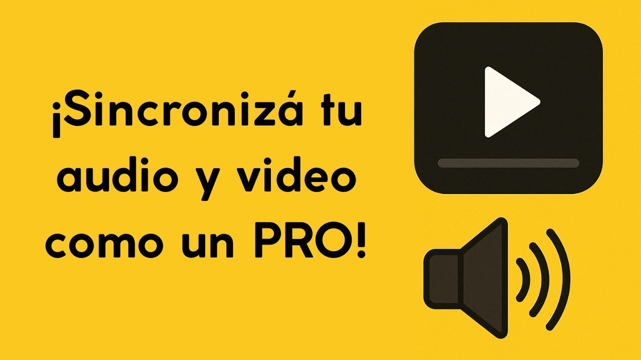 Cómo sincronizar AUDIO y VIDEO para tu VIDEO PODCAST
