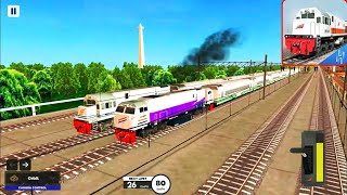 Real Indonesian Train Simulator - New Update: Passengers Express - Android Gameplay screenshot 5