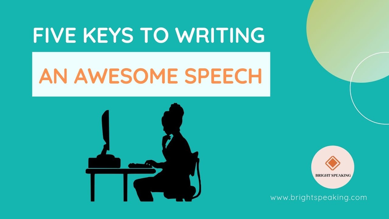 keys to writing a good speech