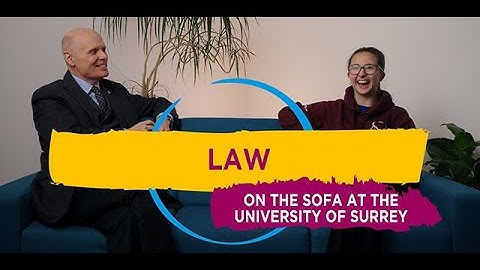 Law | On the sofa at the University of Surrey