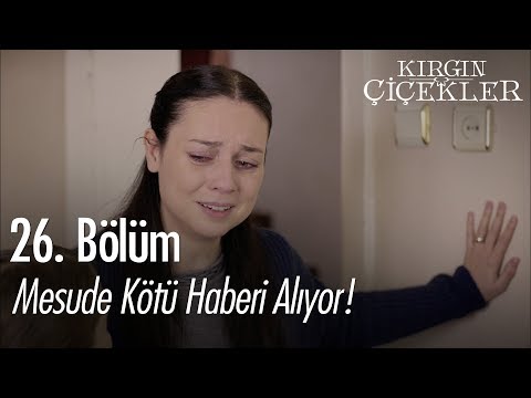 Mesude kötü haberi alıyor! - Kırgın Çiçekler 26. Bölüm