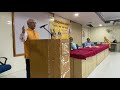 Shri Akhilesh Mishra, IFS speech at Social Science faculty, BHU
