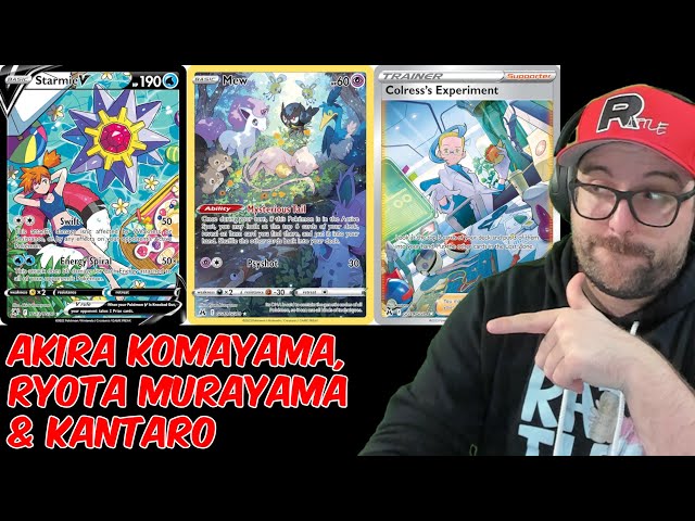 Akira Komayama, Ryota Murayama & kantaro Pokemon Card Artist Spotlight -  YouTube